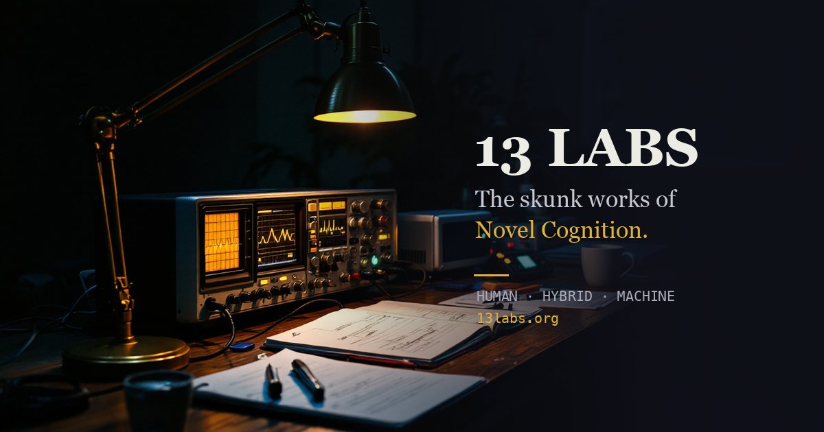 13 Labs share image, an AI-generated illustration from the 13 Labs site